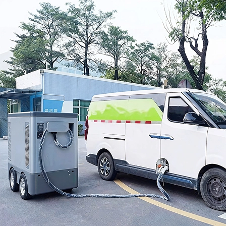 100kWh 60kW Mobile Battery Pack DC Fast Charger for EV_img2